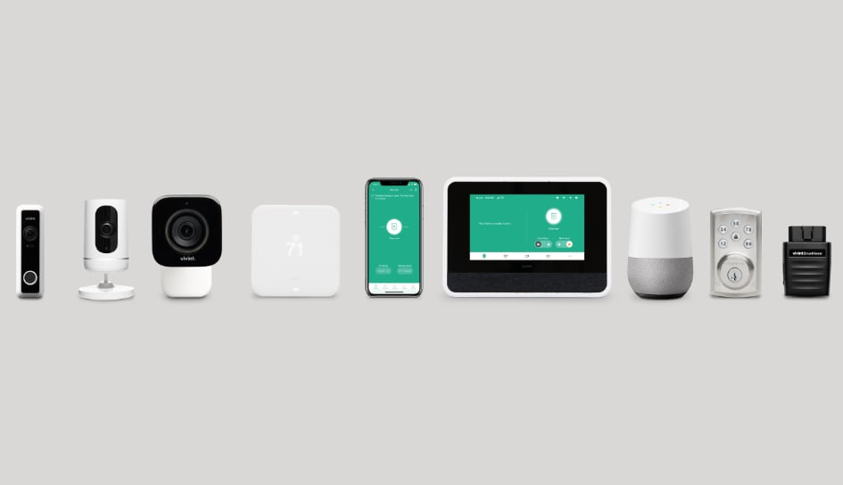 Vivint home security product line in Omaha